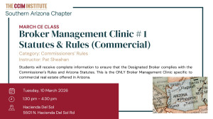 Southern AZ CCIM Chapter - Meeting/Event Information